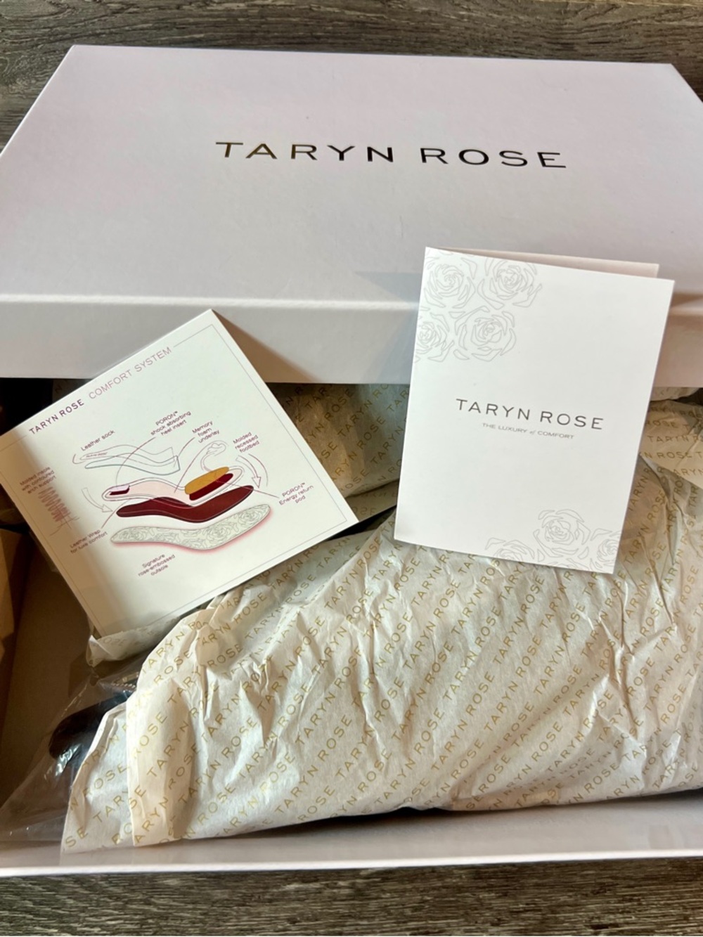 New Taryn Rose Maci Crystal black satin pumps - Picture 8 of 8